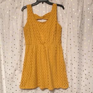 Yellow Sleeveless dress